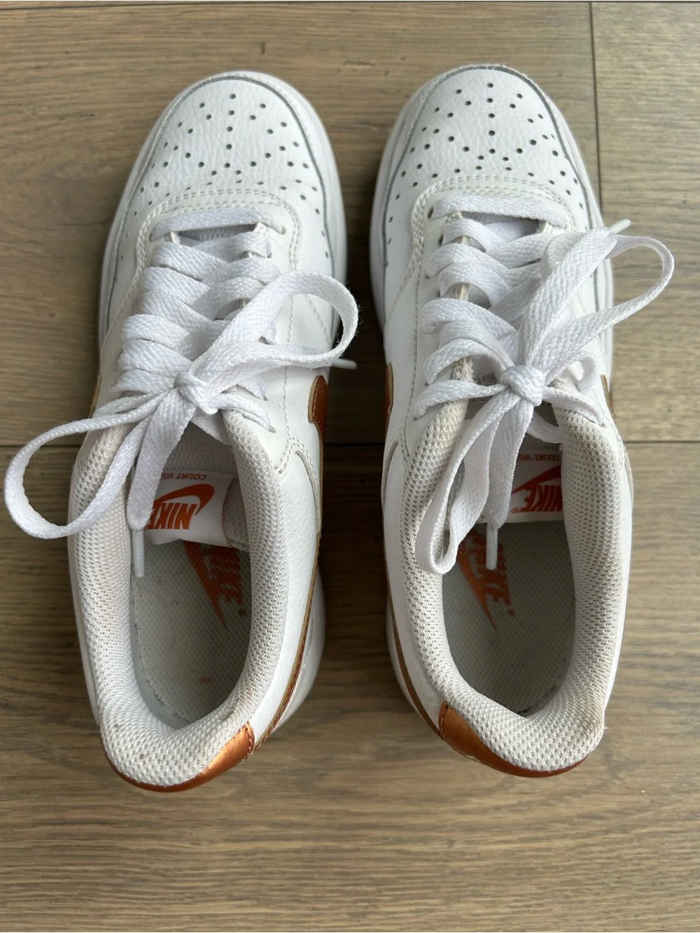Nike Women's Sneakers with Copper Swoosh